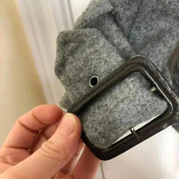 GAP Factory Grey Wool Blend Hooded Pea Coat Sz XS - Picture 2 of 16